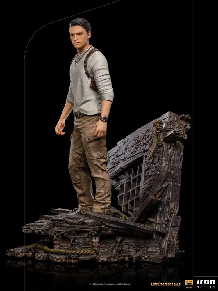 Uncharted Movie Deluxe Art Scale Statue 1/10 Nathan Drake 22 cm product photo