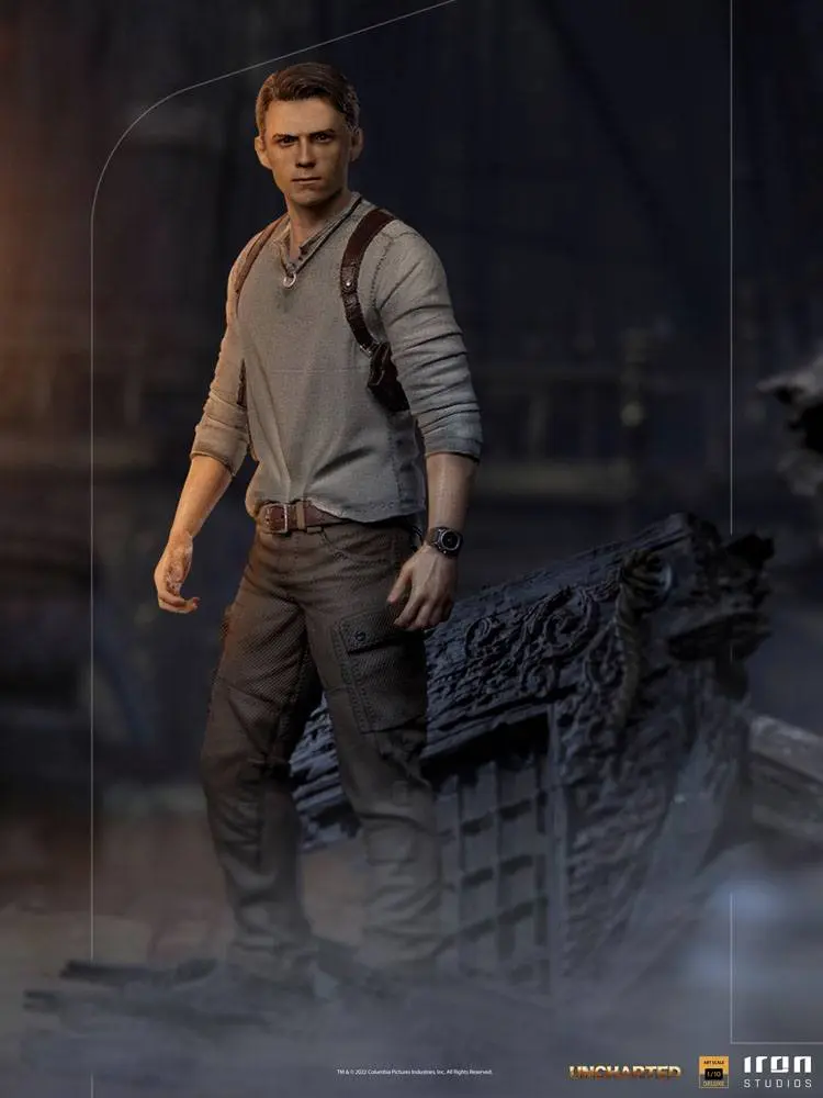 Uncharted Movie Deluxe Art Scale Statue 1/10 Nathan Drake 22 cm product photo