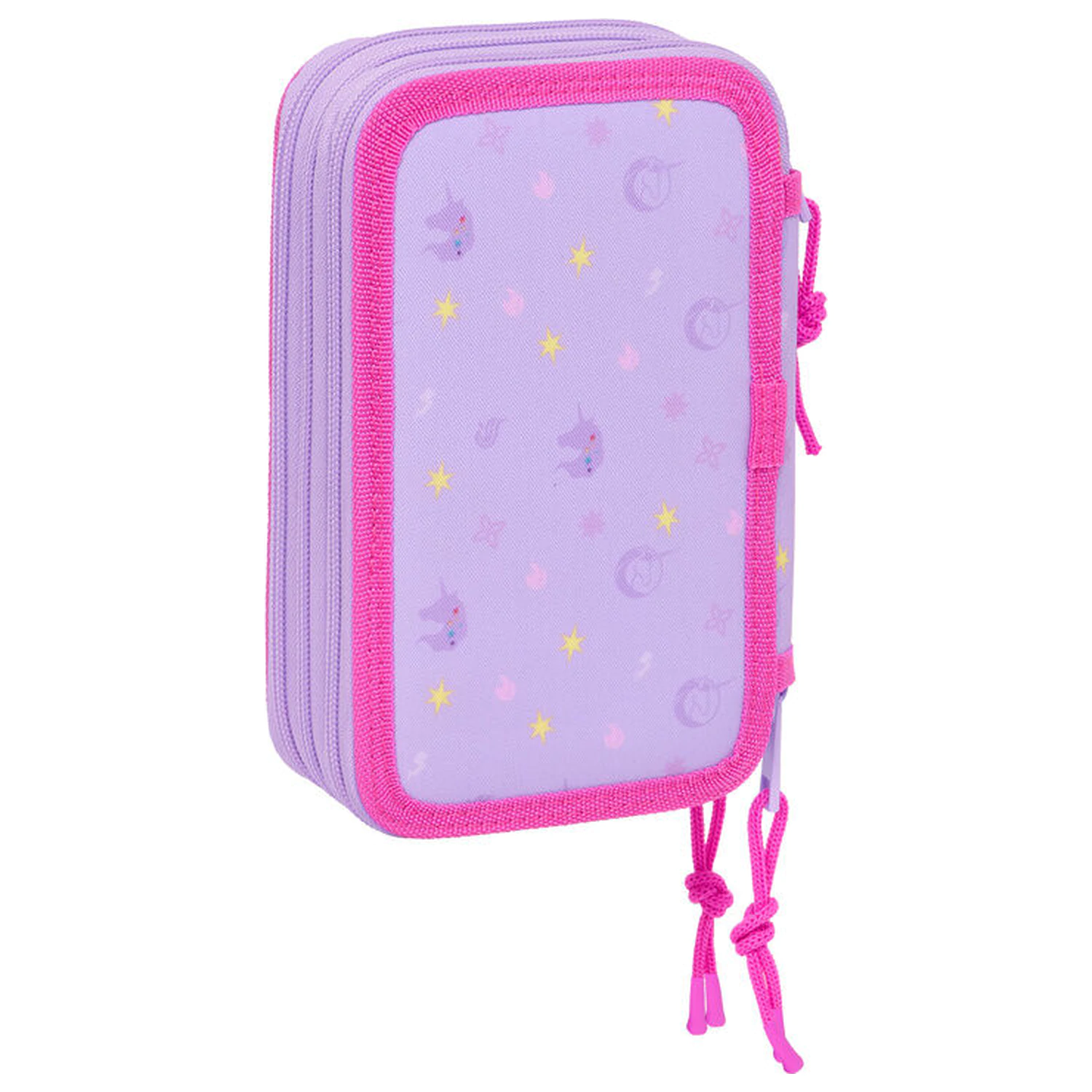 Unicorn Academy triple pencil case 37pcs product photo