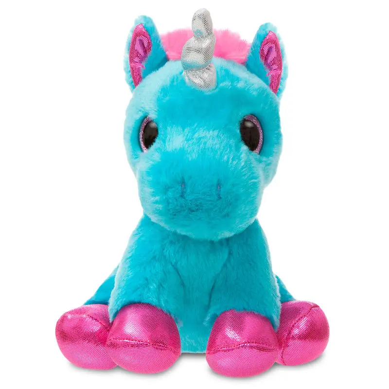 Unicorn turquoise solft plush toy 18cm termékfotó