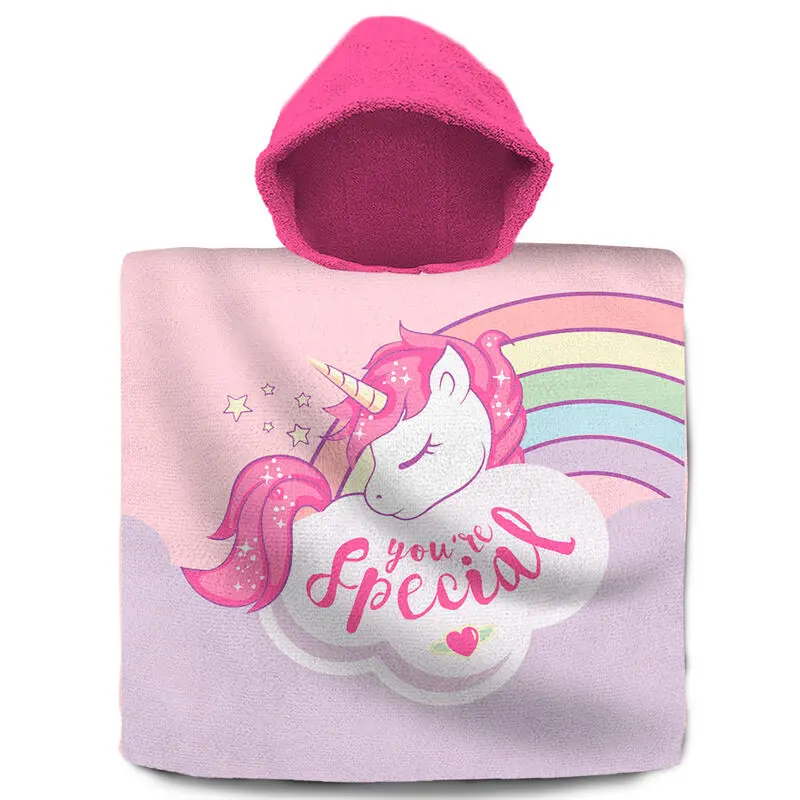 Unicorn You Are Special cotton poncho towel product photo