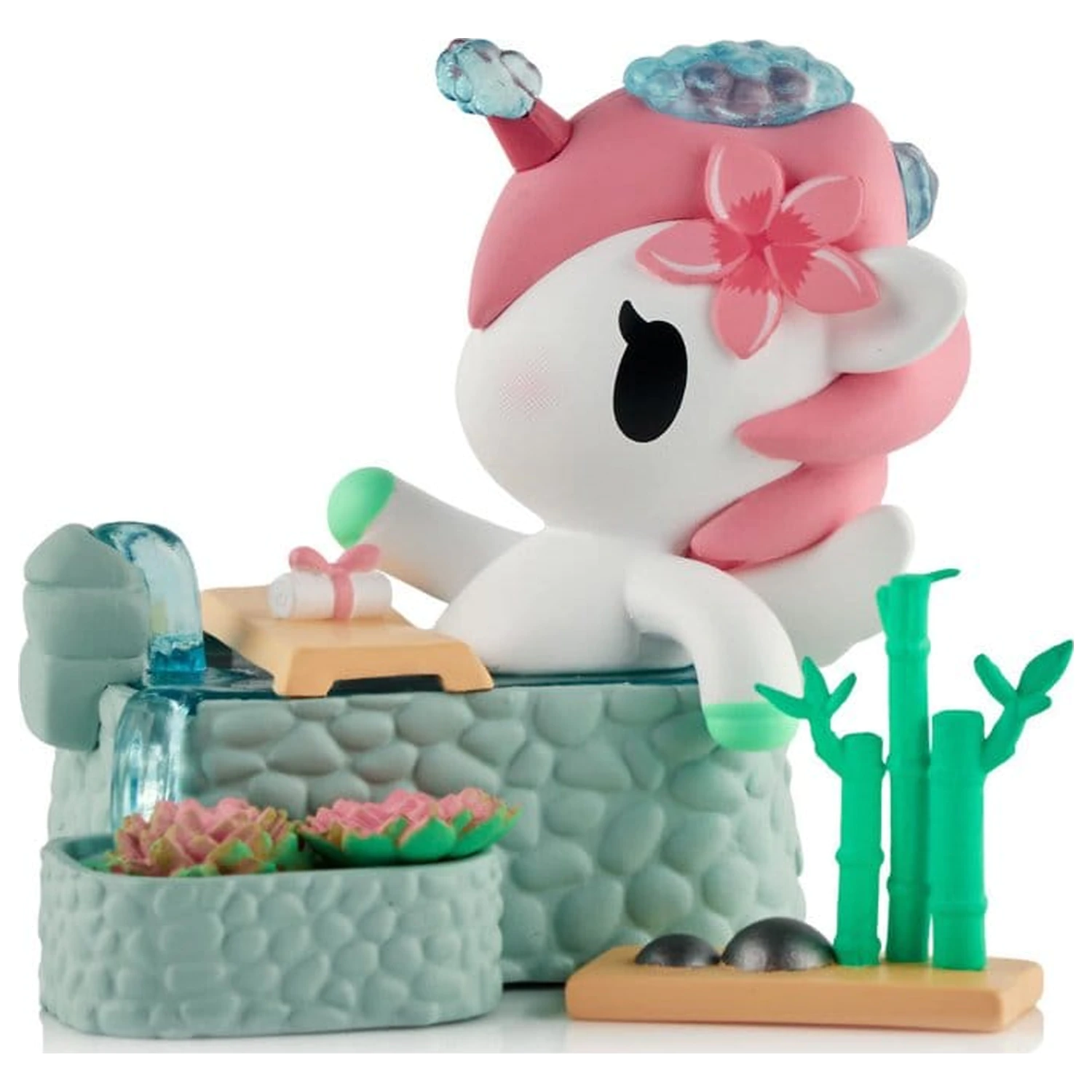Unicorno Window Box Figure Spa Day Hot Springs Oasis 7 cm product photo