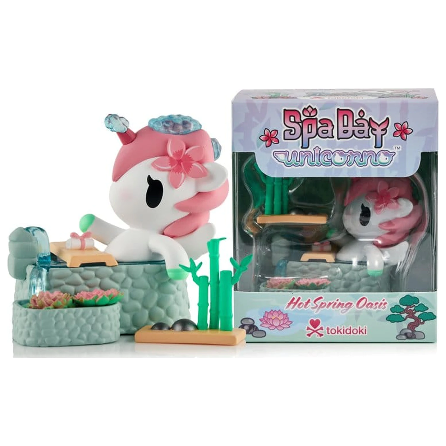 Unicorno Window Box Figure Spa Day Hot Springs Oasis 7 cm product photo