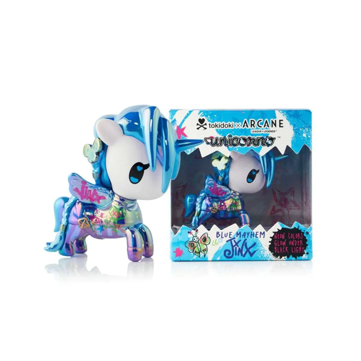 Unicorno x Arcane Window Box Figure Blue Mayhem (Special Edition) 7 cm product photo