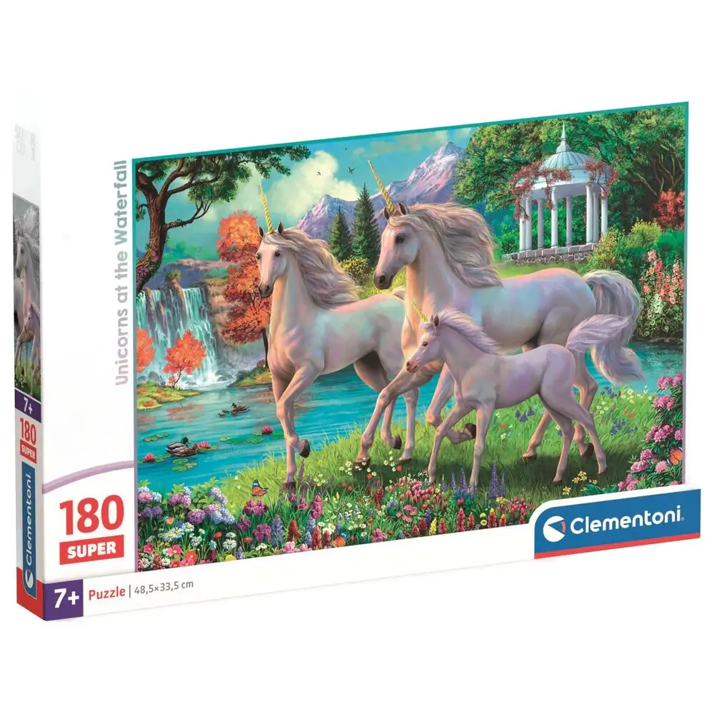 Unicorns at the Waterfall super puzzle 180pcs product photo