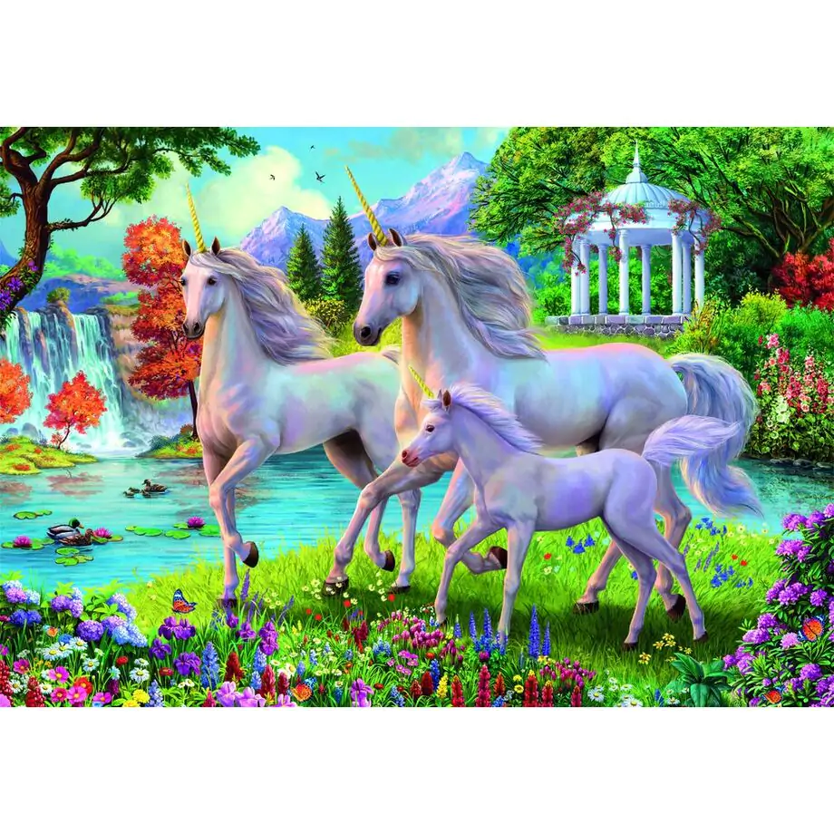 Unicorns at the Waterfall super puzzle 180pcs product photo