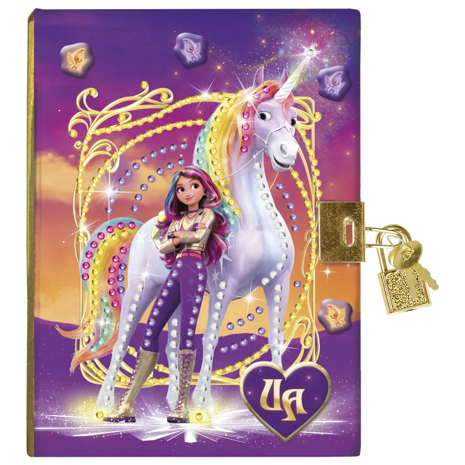 Unicorn Academy Friends Diamond Dotz Lock Diary product photo