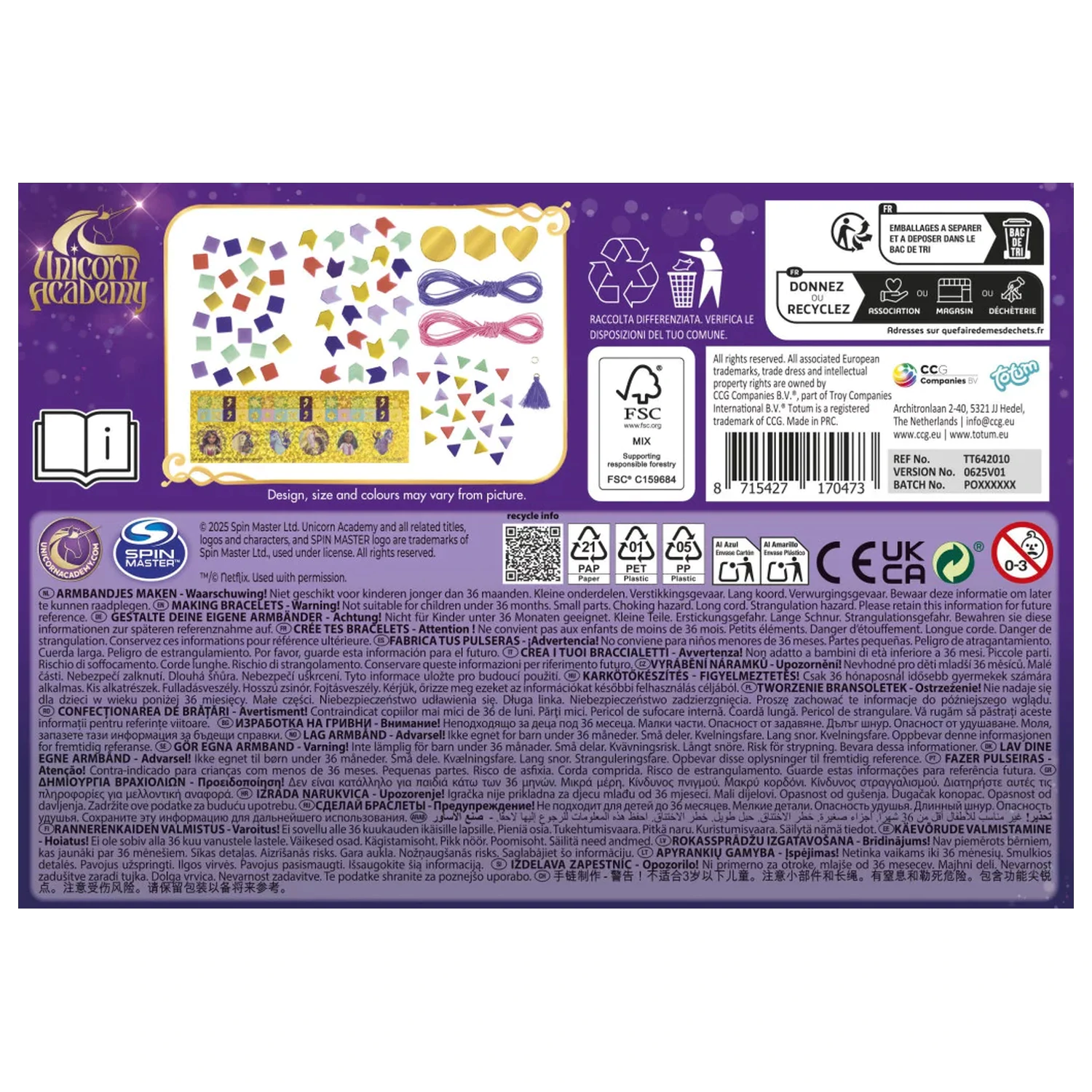 Unicorn Academy Friends Bracelet Making Kit product photo