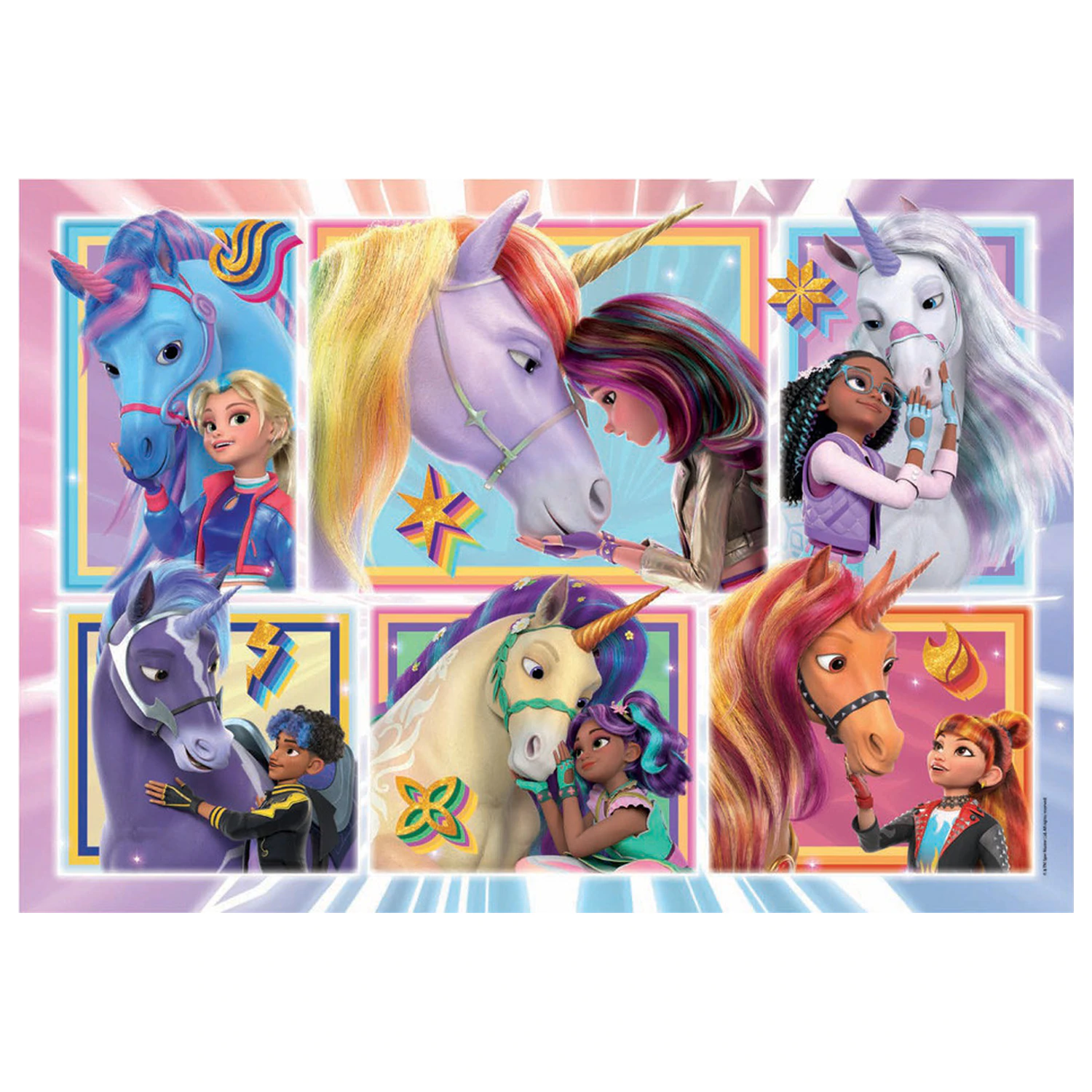 Unicorn Academy Friendship 104-piece Super puzzle product photo
