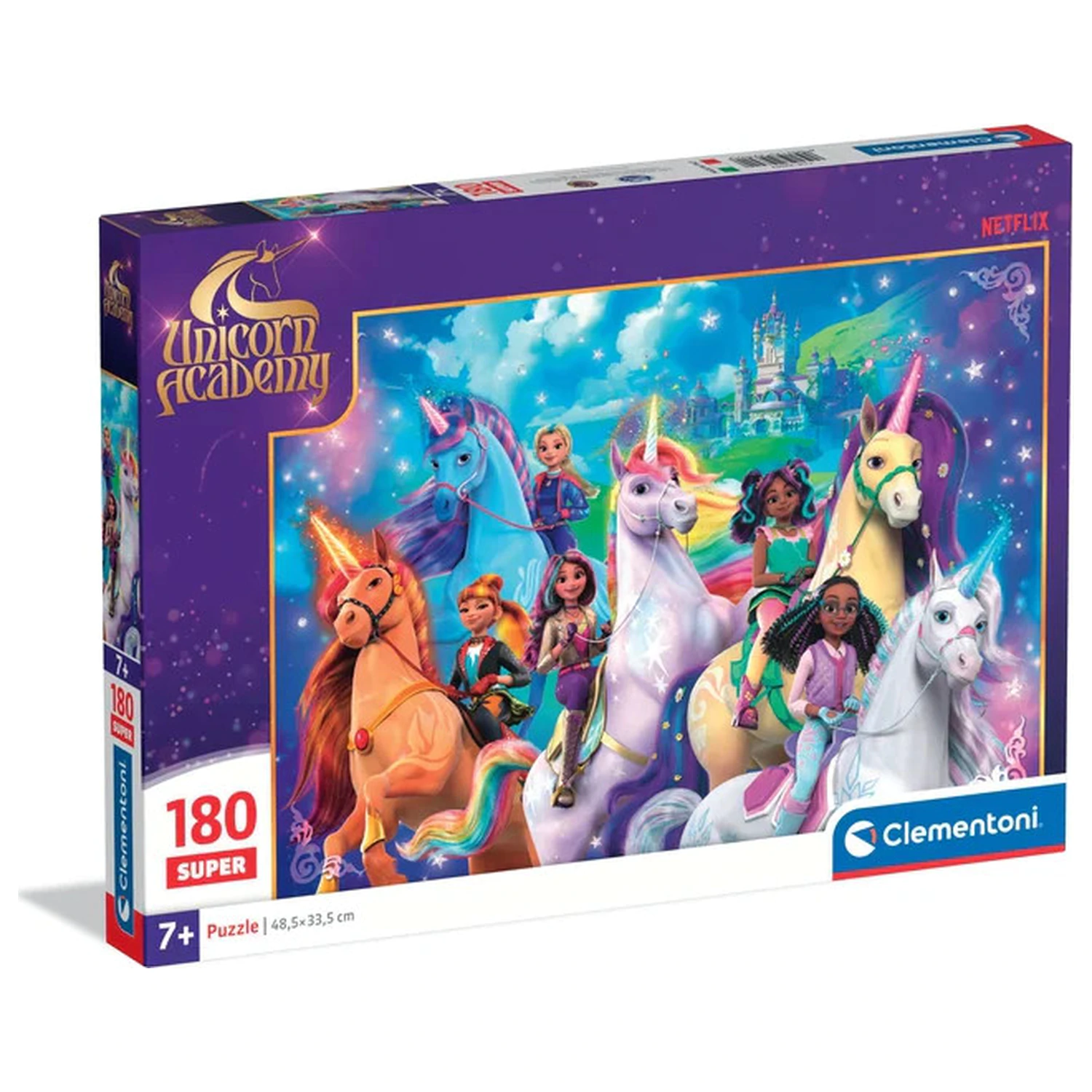 Unicorn Academy Rainbow Valley 180-piece puzzle product photo