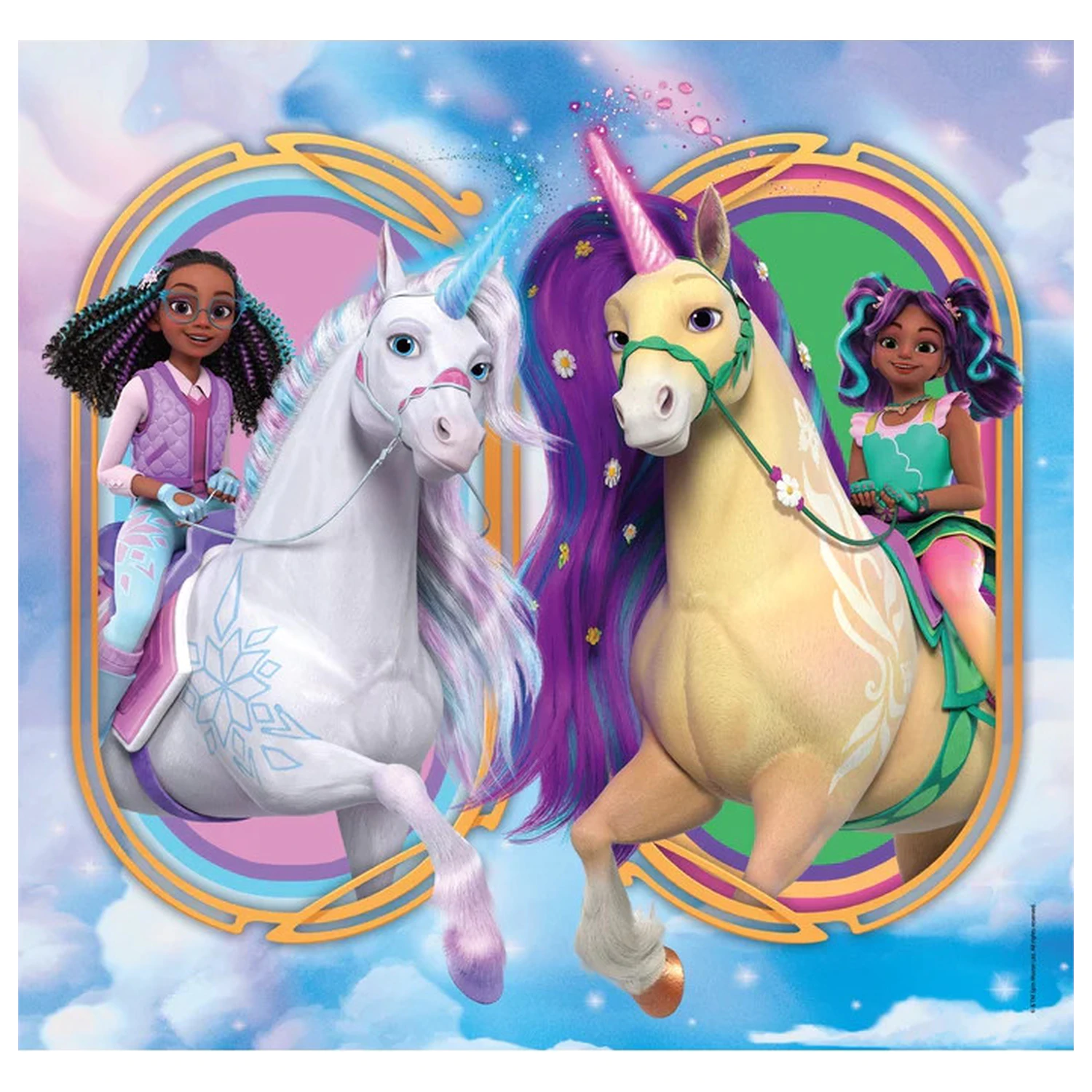 Unicorn Academy Riders 3x48-piece puzzle product photo