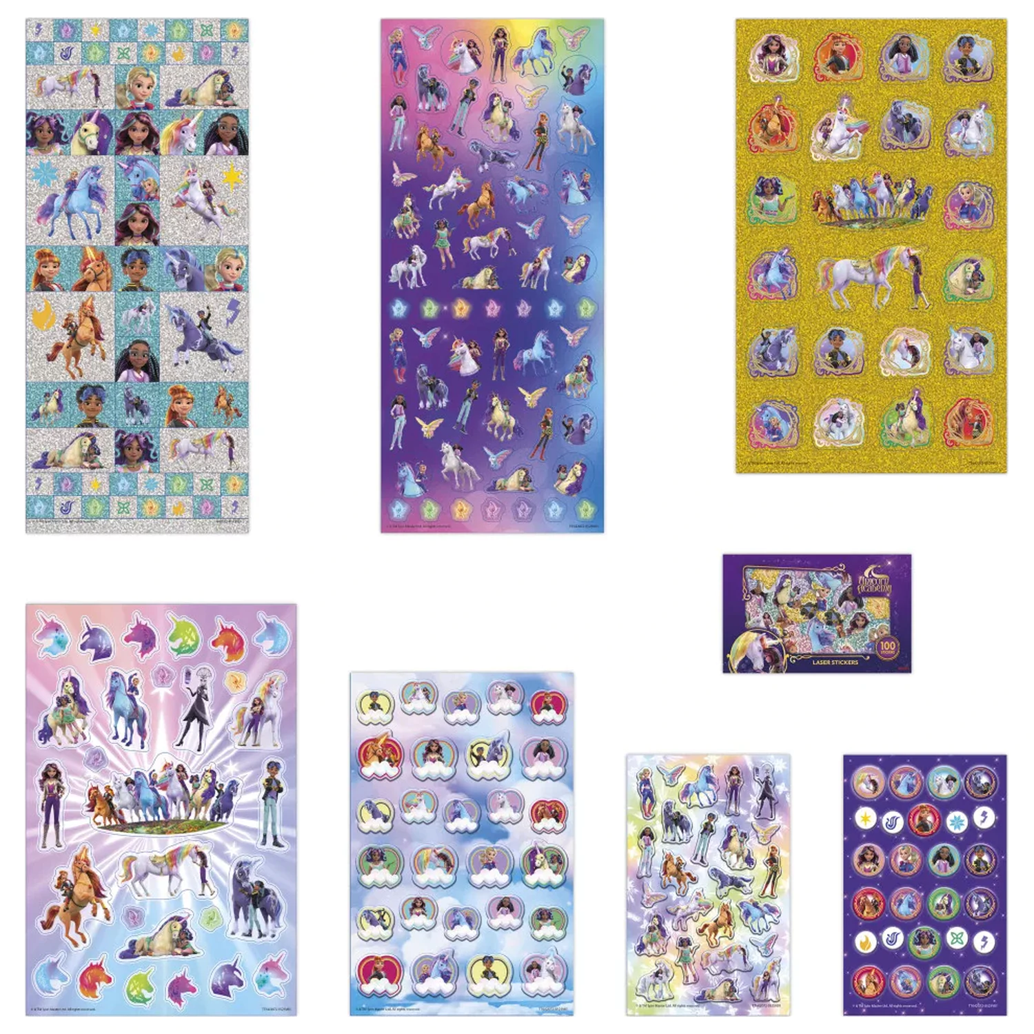 Unicorn Academy Super Sticker Set with Toy product photo