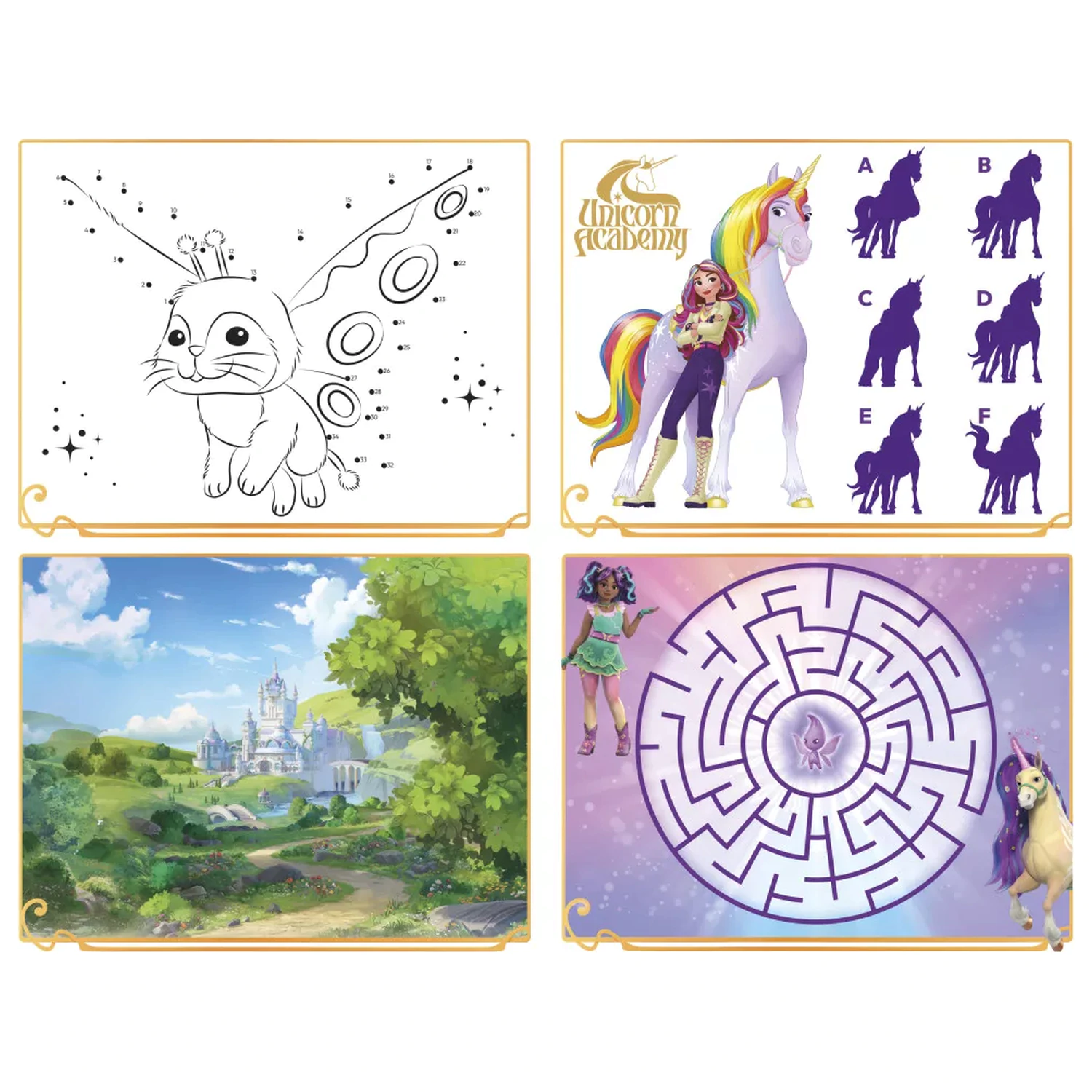 Unicorn Academy Super Sticker Set with Toy product photo