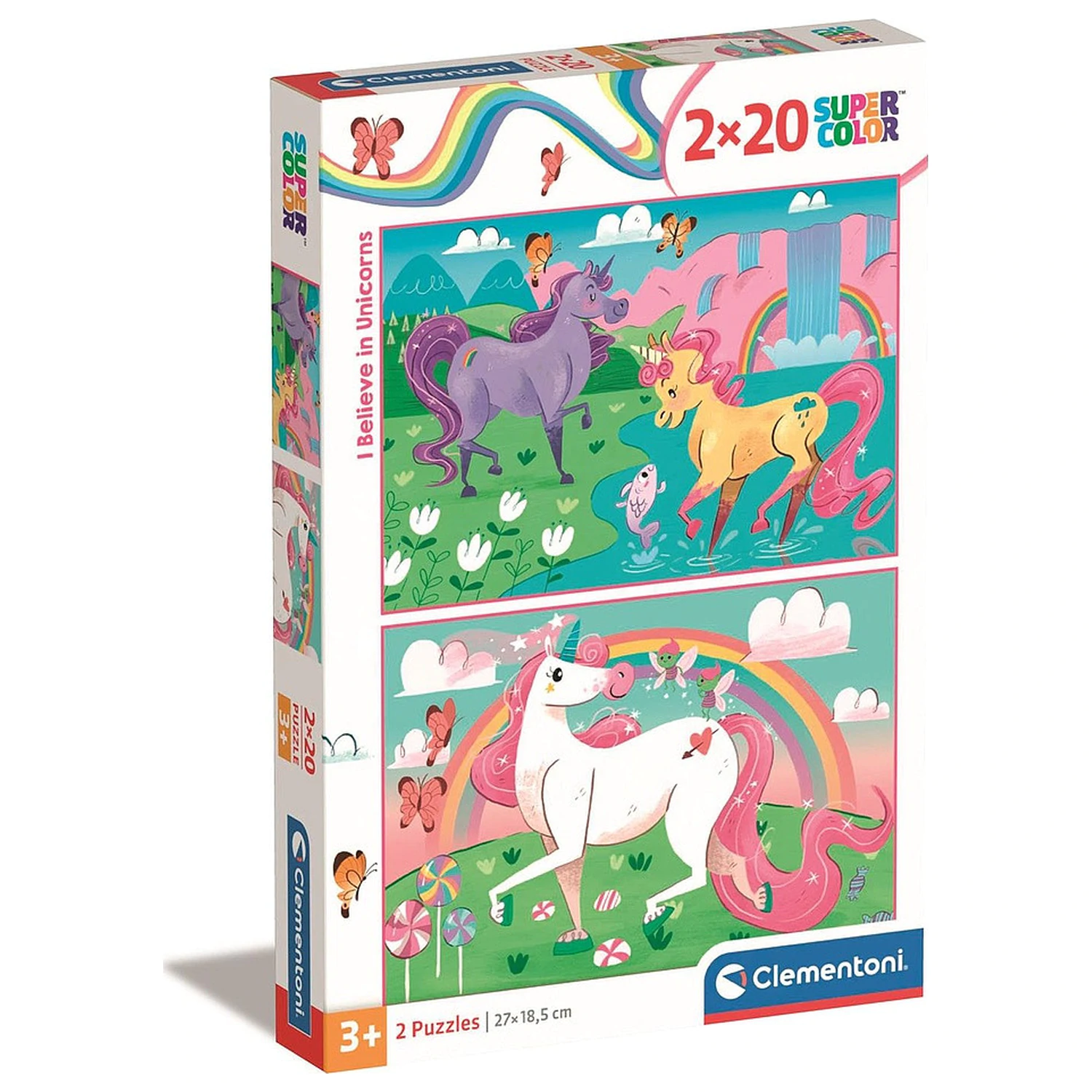Unicorn Believe 2x20 Piece Puzzle product photo