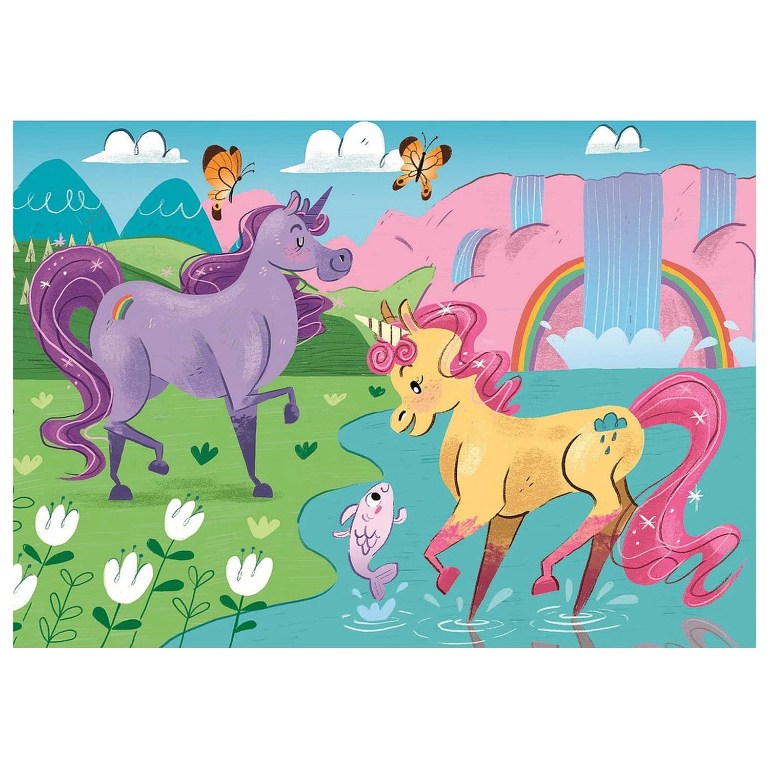 Unicorn Believe 2x20 Piece Puzzle product photo