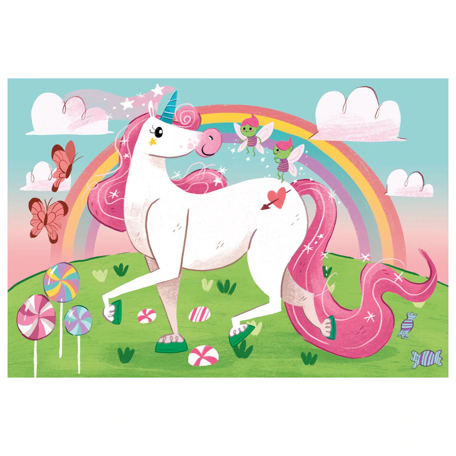 Unicorn Believe 2x20 Piece Puzzle product photo