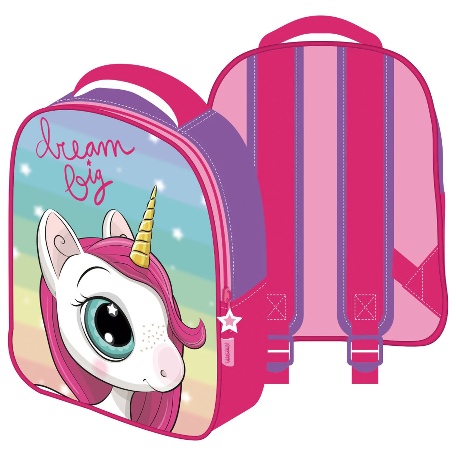 Unicorn Big Dream 3D Backpack, Bag 32 cm product photo
