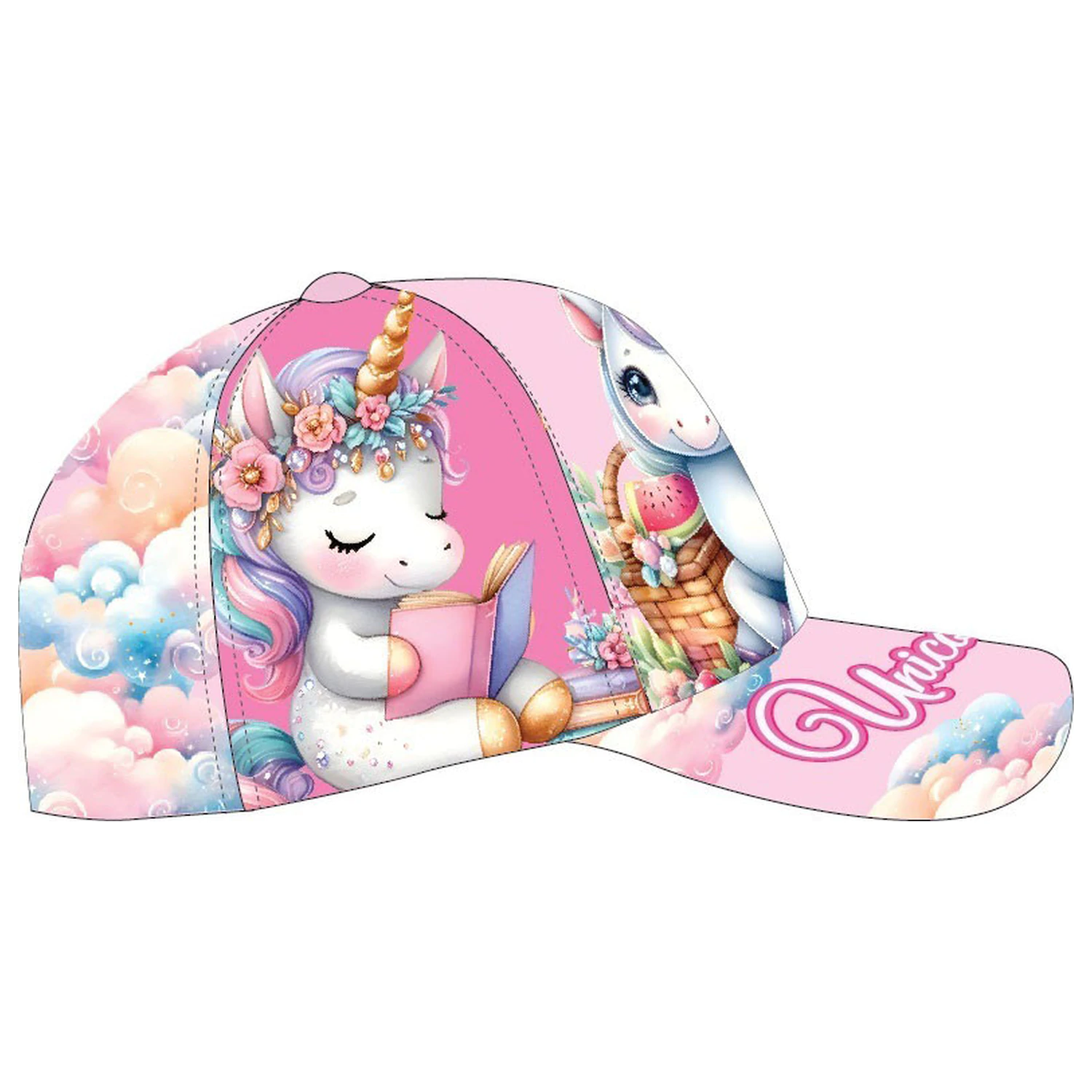 Unicorn Clouds kids baseball cap 53 cm product photo