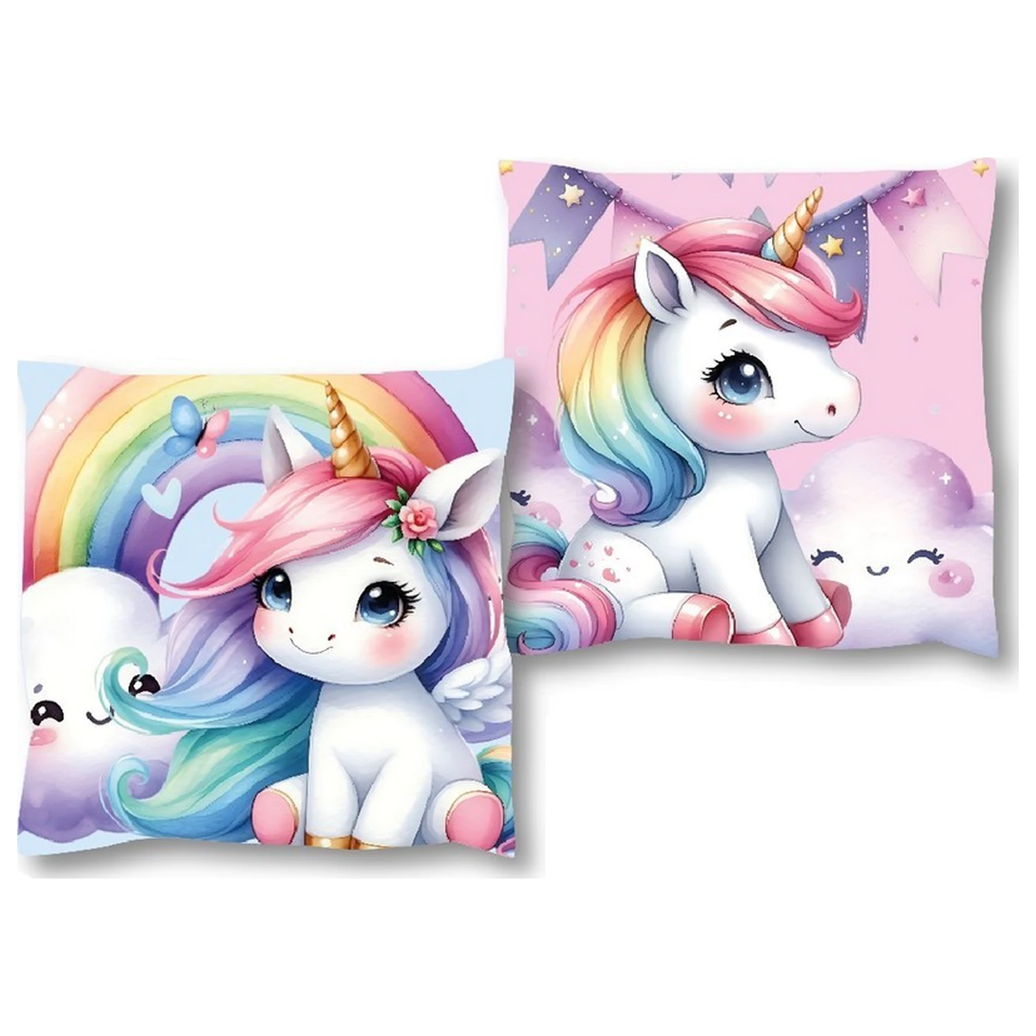 Unicorn Clouds pillow product photo