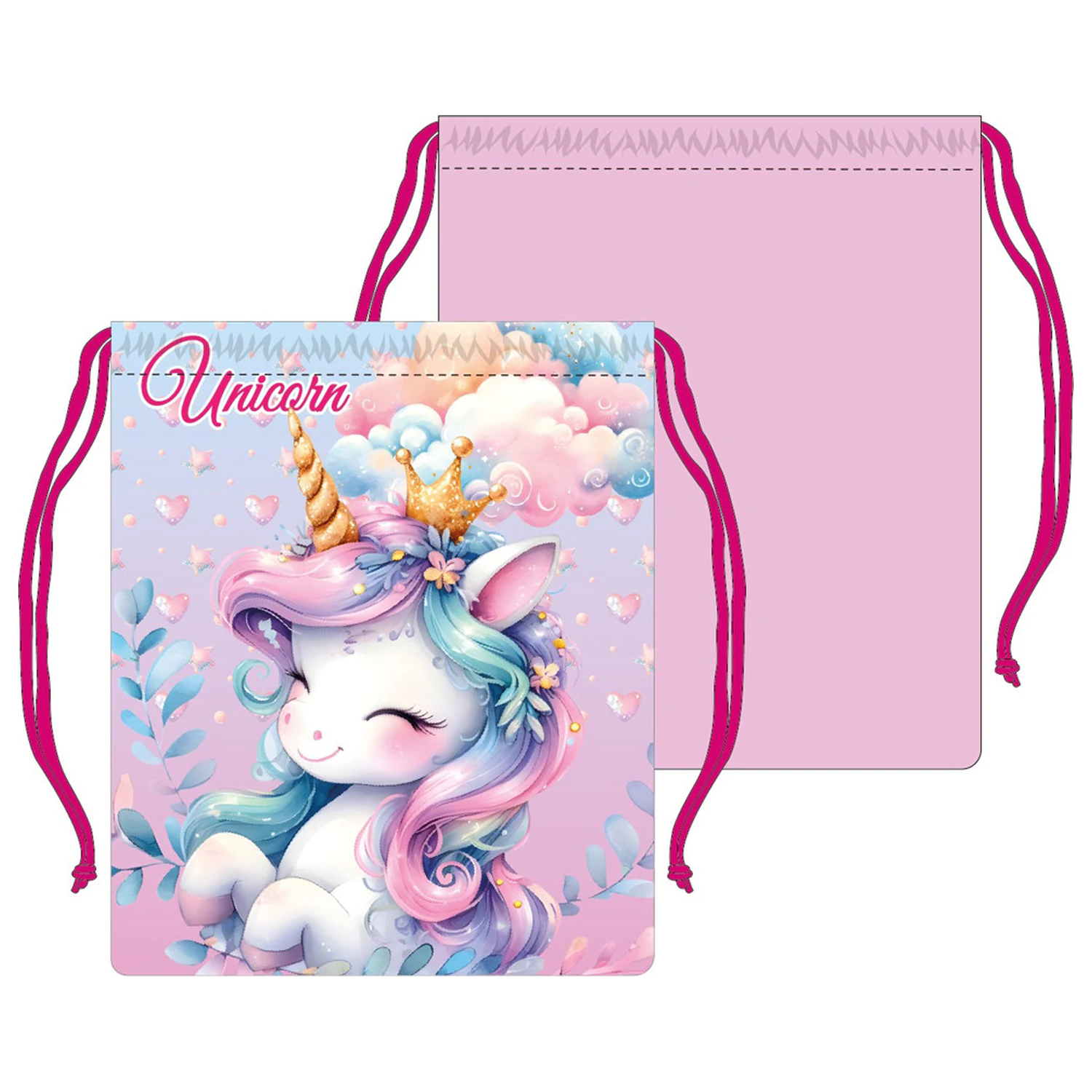 Unicorn Clouds Snack Bag 26.5 cm product photo