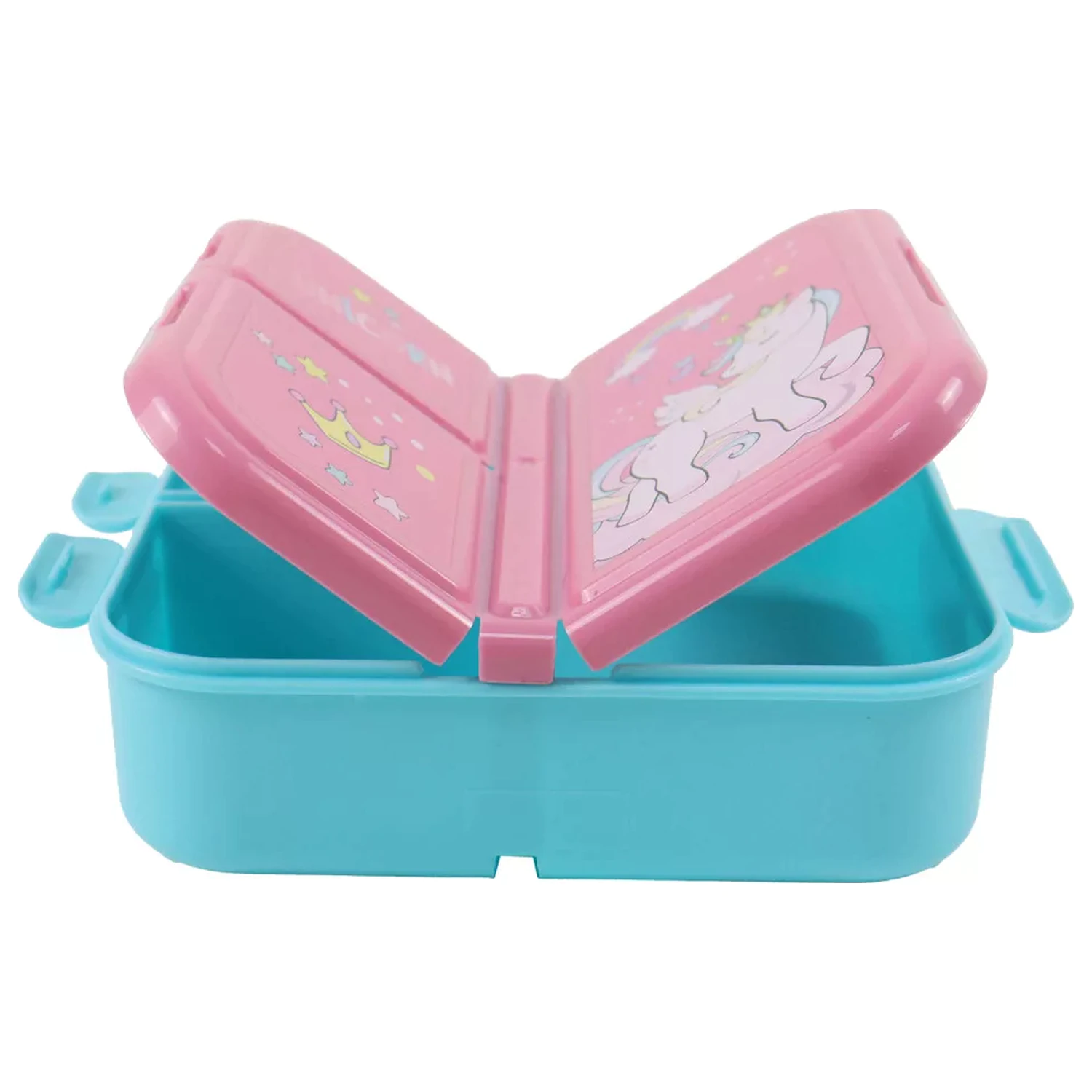 Unicorn Crown multi-compartment lunch box, sandwich box product photo