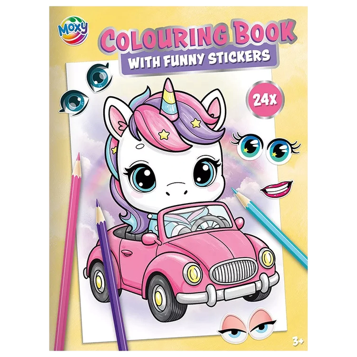 Unicorn Friends Coloring Book with Stickers product photo