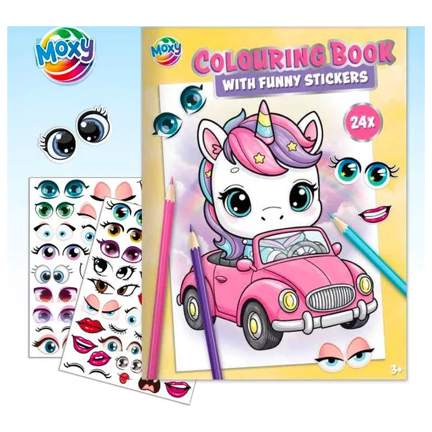 Unicorn Friends Coloring Book with Stickers product photo