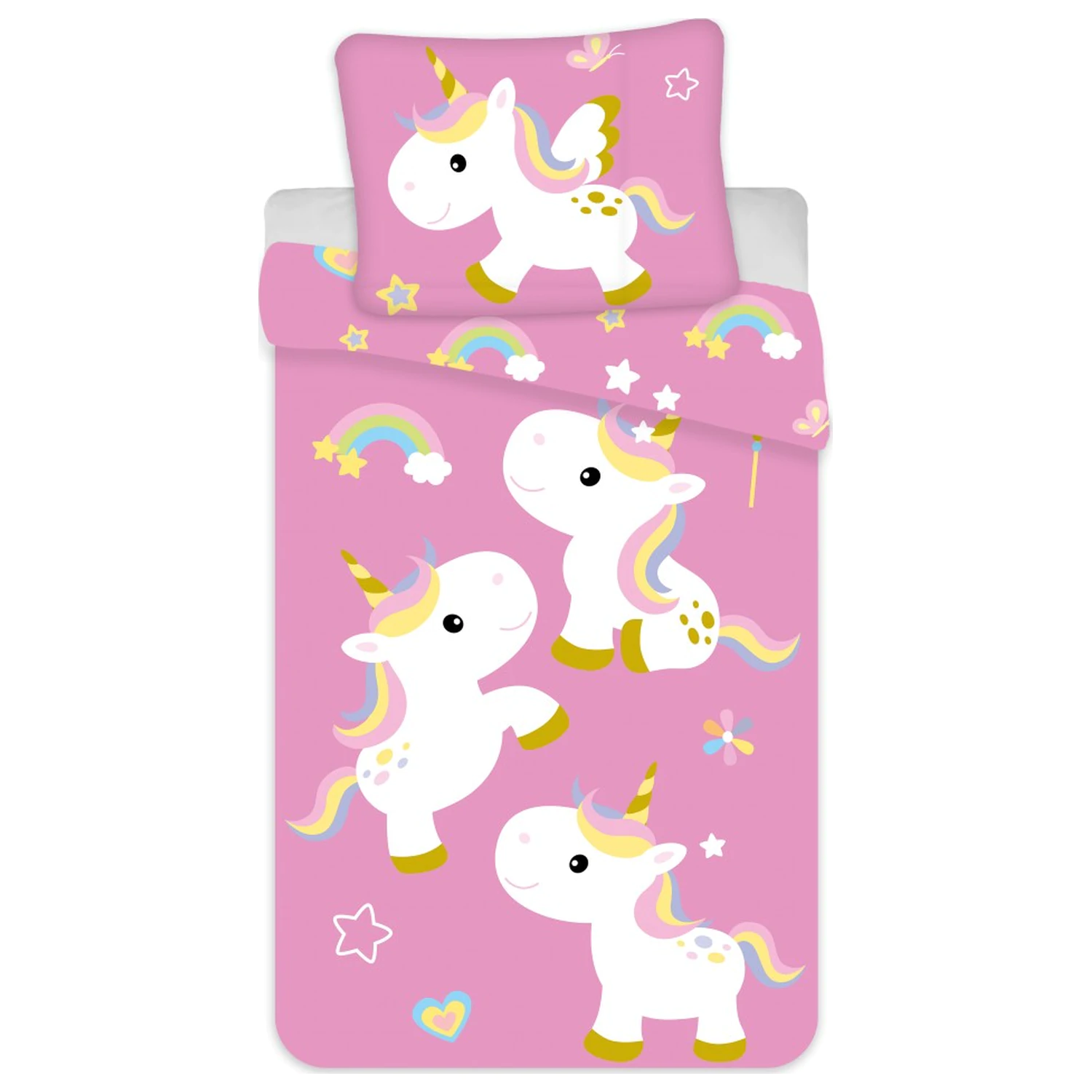 Unicorn Fun Kids' Preschool Duvet Cover product photo
