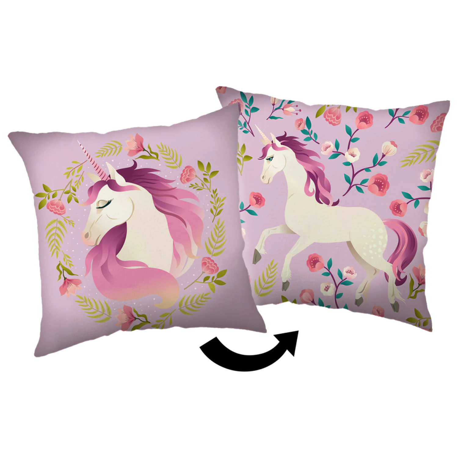 Unicorn Garden pillow, throw pillow product photo