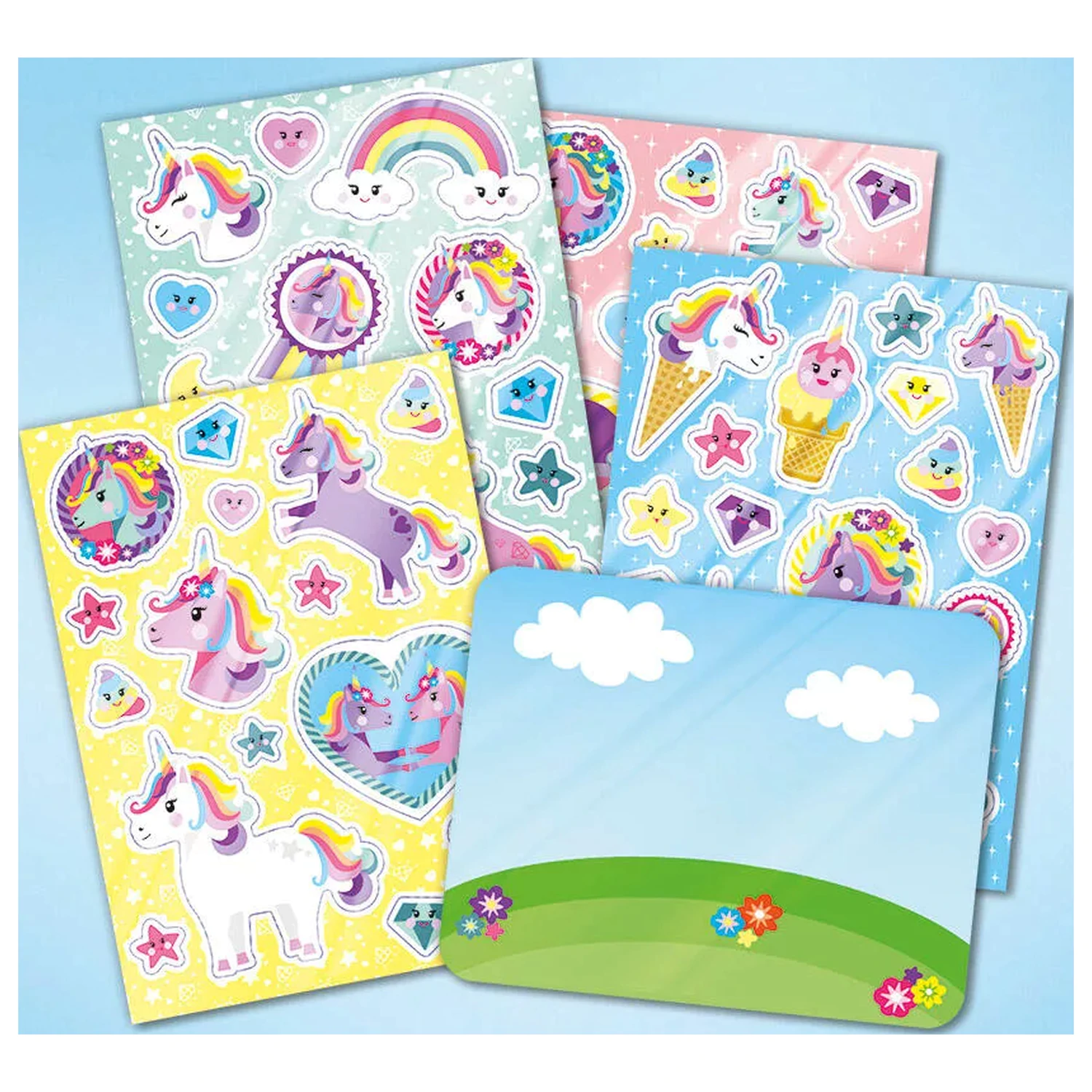 Unicorn Happy Window Cling Set product photo