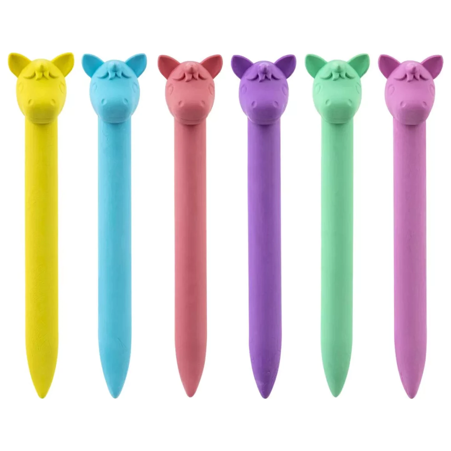 Unicorn Happy Shape Crayon, 6-count product photo