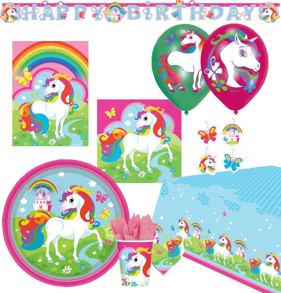 Unicorn Party Set 56 pcs product photo