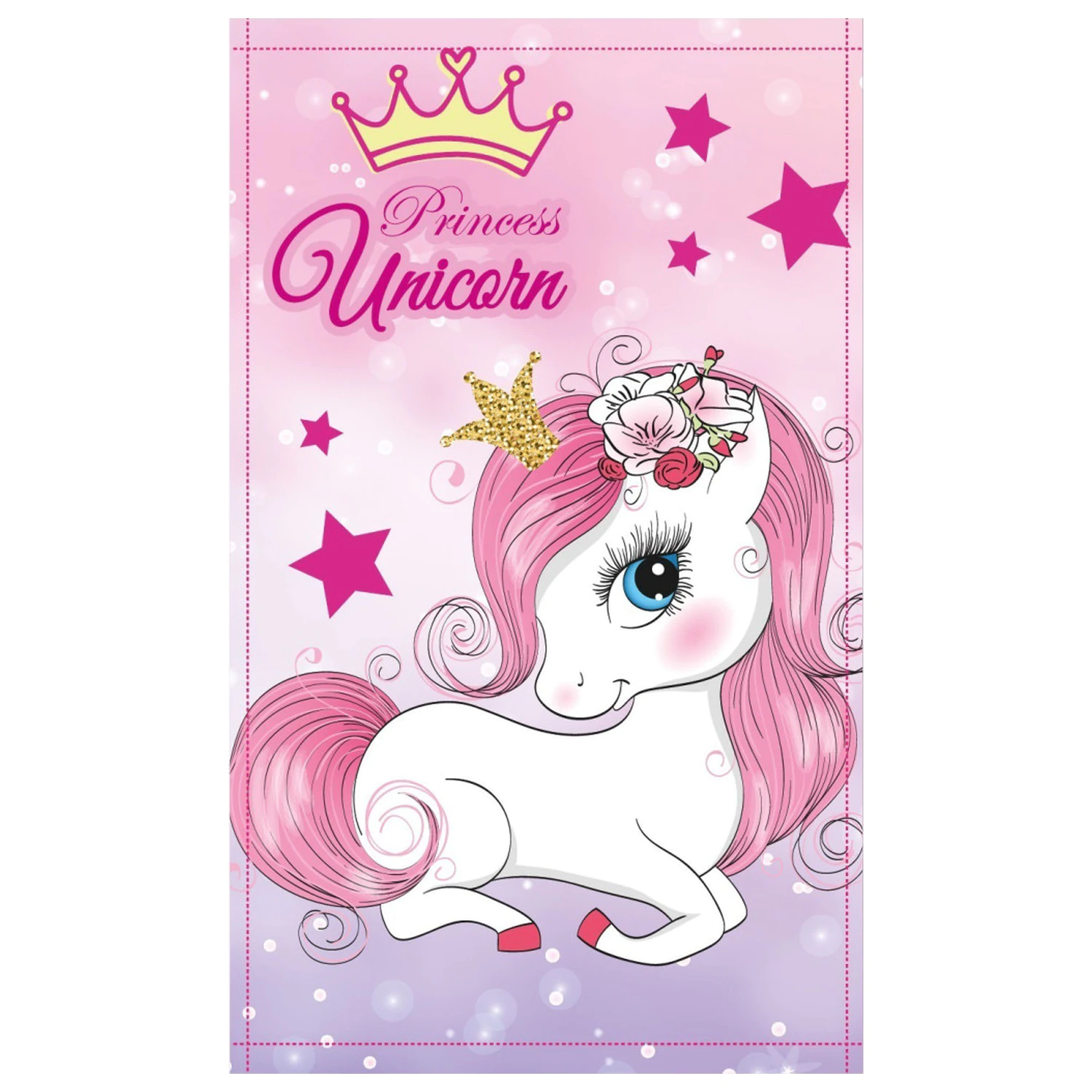 Unicorn Princess Hand Towel, Face Towel, Towel 30x50cm product photo