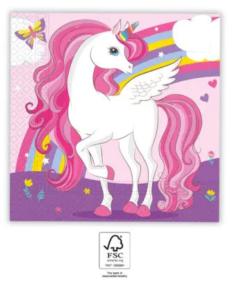 Unicorn Napkins 20-pack 33x33 cm FSC product photo