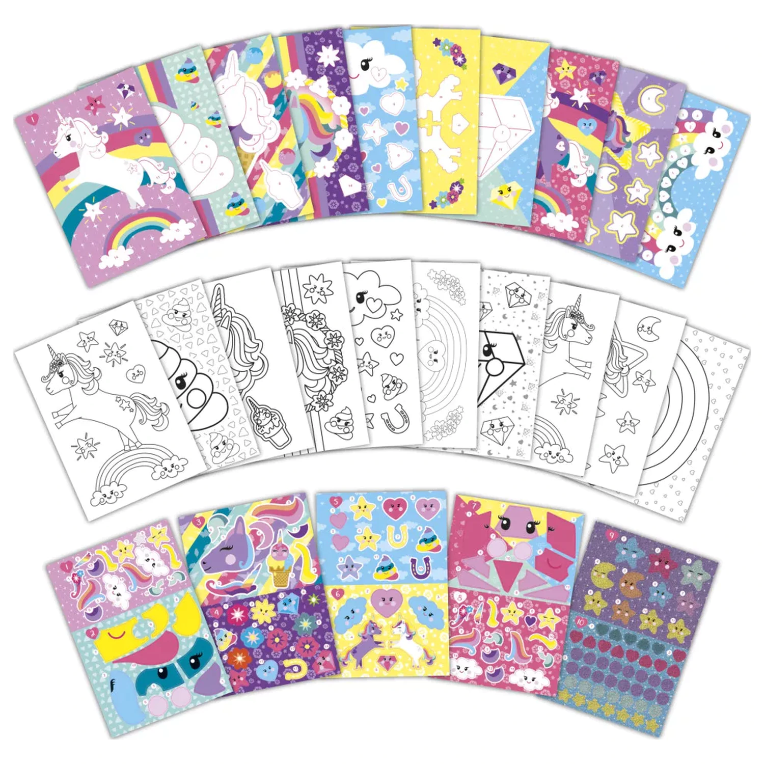 Unicorn Totem Sticker Creative Set product photo