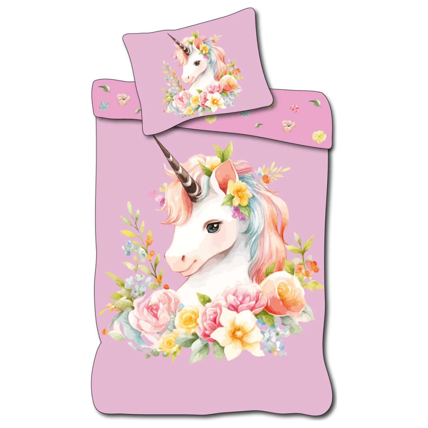 Unicorn Wreath Duvet Cover product photo