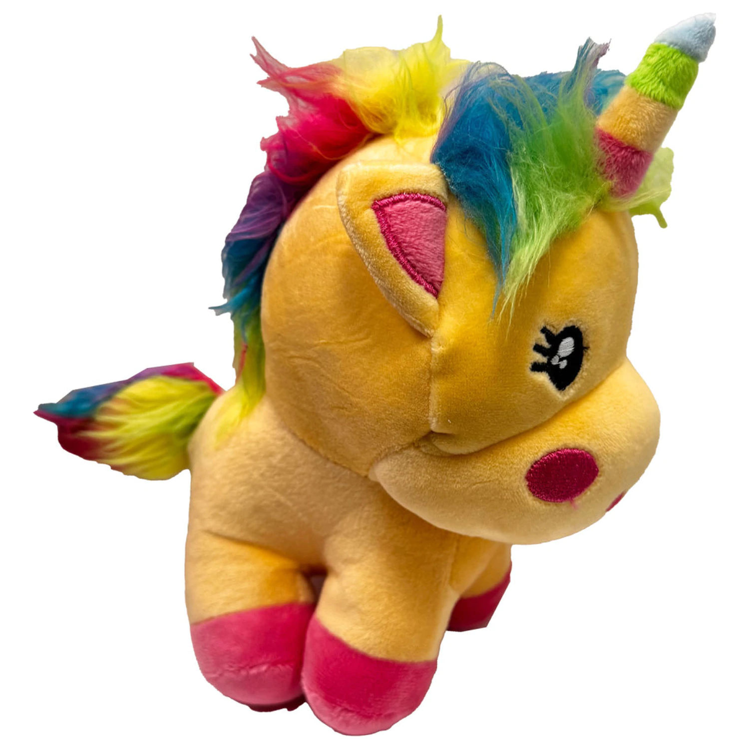 Unicorn Yellow Plush Figure 16 cm product photo