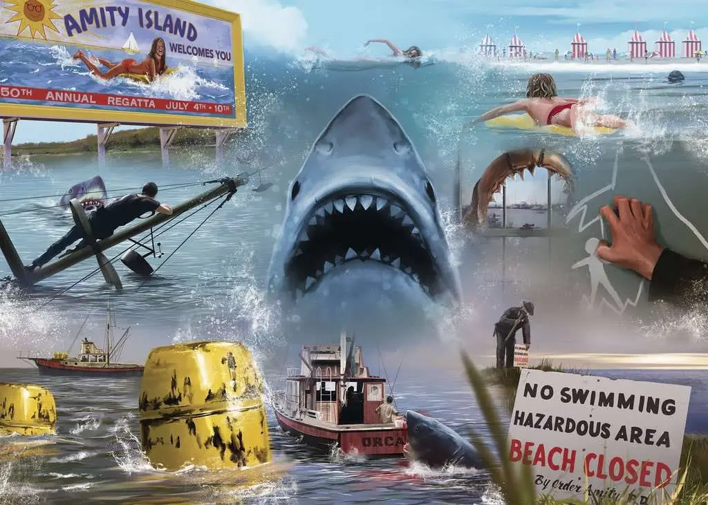 Universal Artist Collection Jigsaw Puzzle Jaws (1000 pieces) product photo