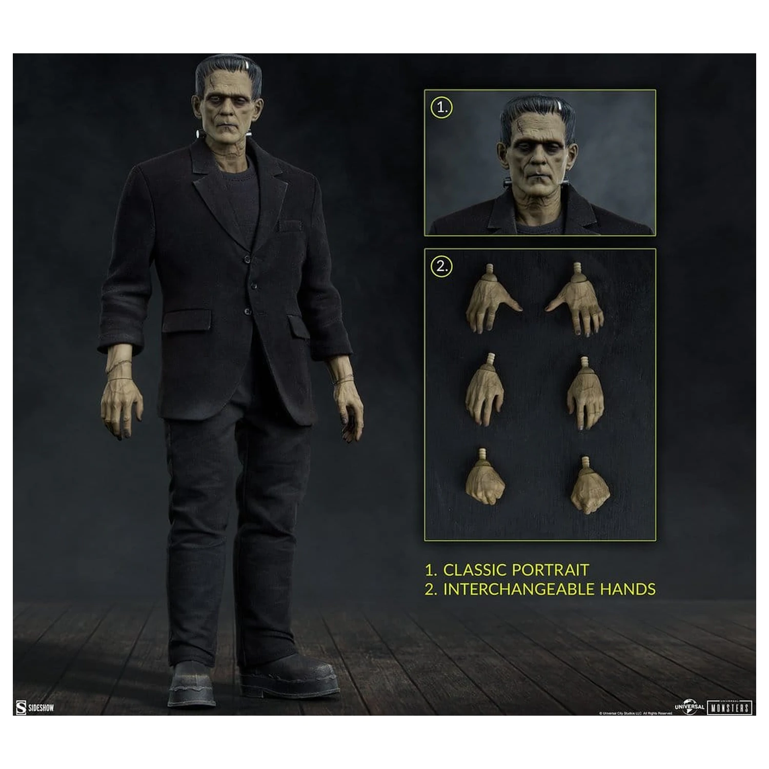 Universal Monsters Action Figure 1/6 Frankenstein (Collector Edition) 33 cm product photo
