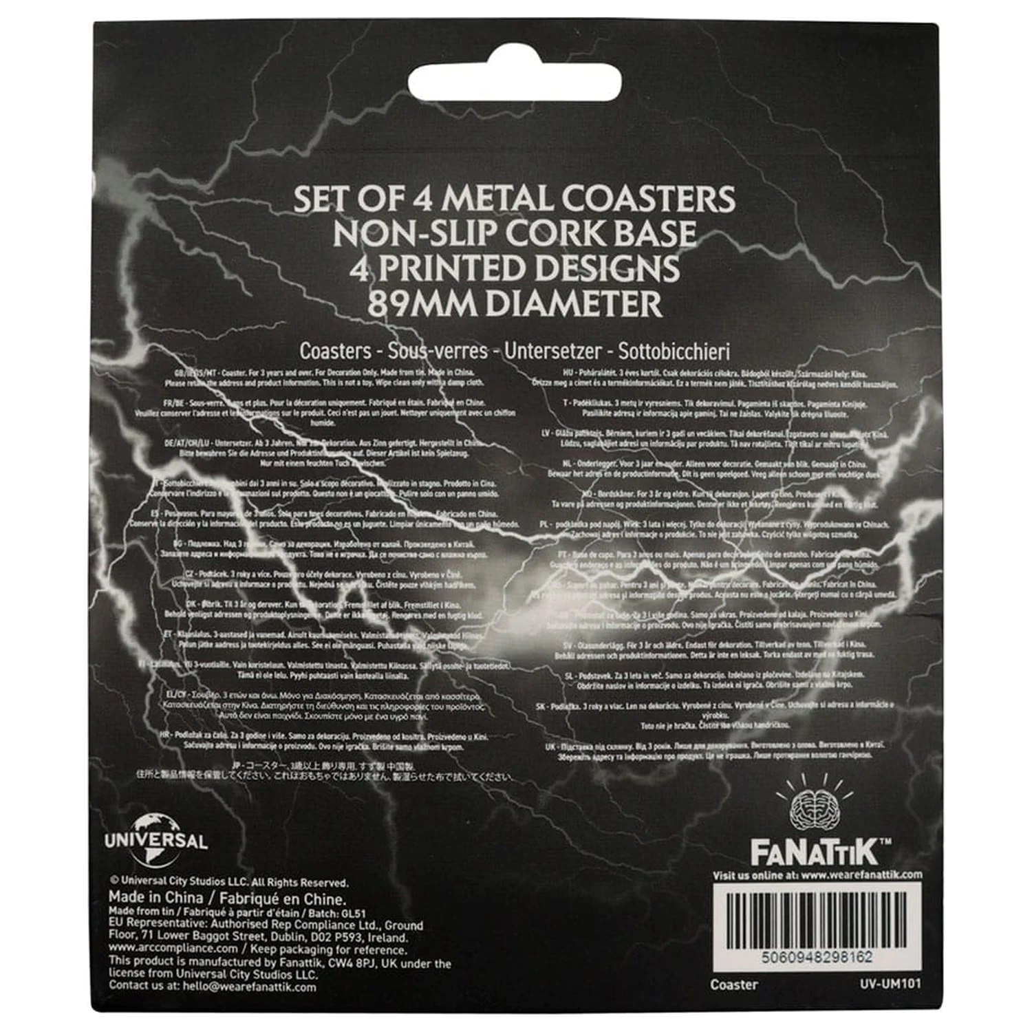 Universal Monsters Coaster 4-Pack  product photo