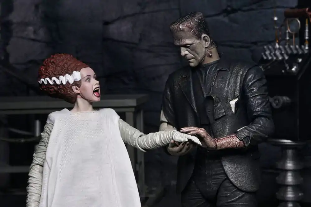 Universal Monsters Action Figures 2-Pack Bride of Frankenstein 90th Anniversary The Monster & His Mate 18 cm product photo