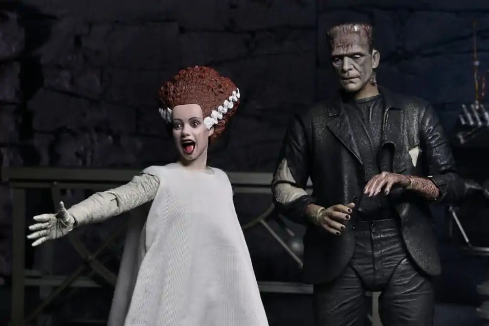 Universal Monsters Action Figures 2-Pack Bride of Frankenstein 90th Anniversary The Monster & His Mate 18 cm product photo