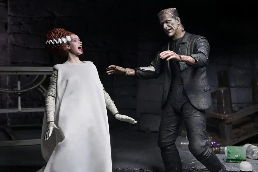 Universal Monsters Action Figures 2-Pack Bride of Frankenstein 90th Anniversary The Monster & His Mate 18 cm product photo