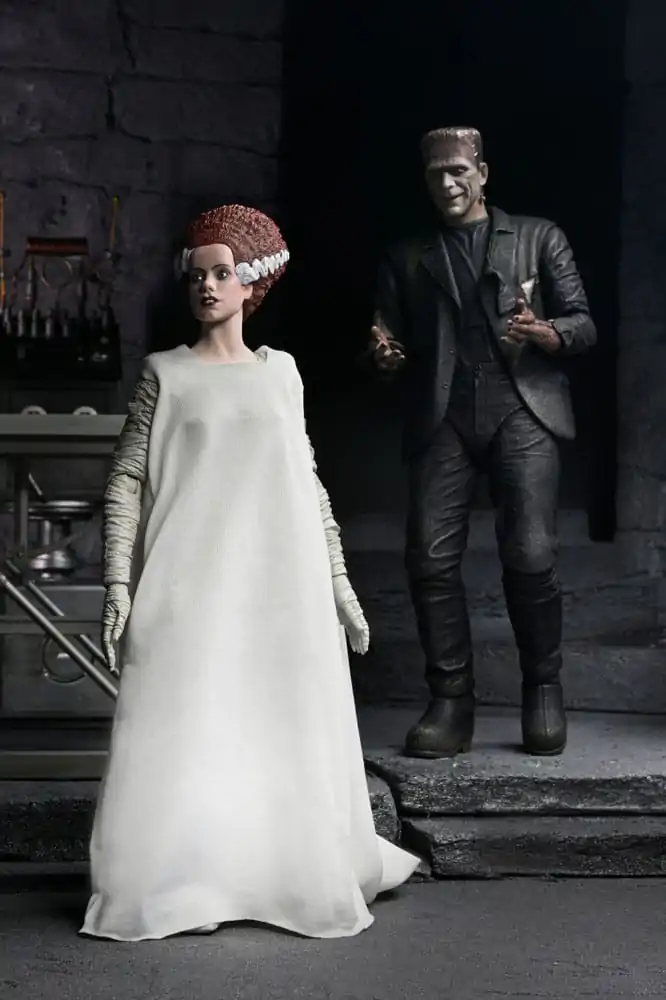 Universal Monsters Action Figures 2-Pack Bride of Frankenstein 90th Anniversary The Monster & His Mate 18 cm product photo