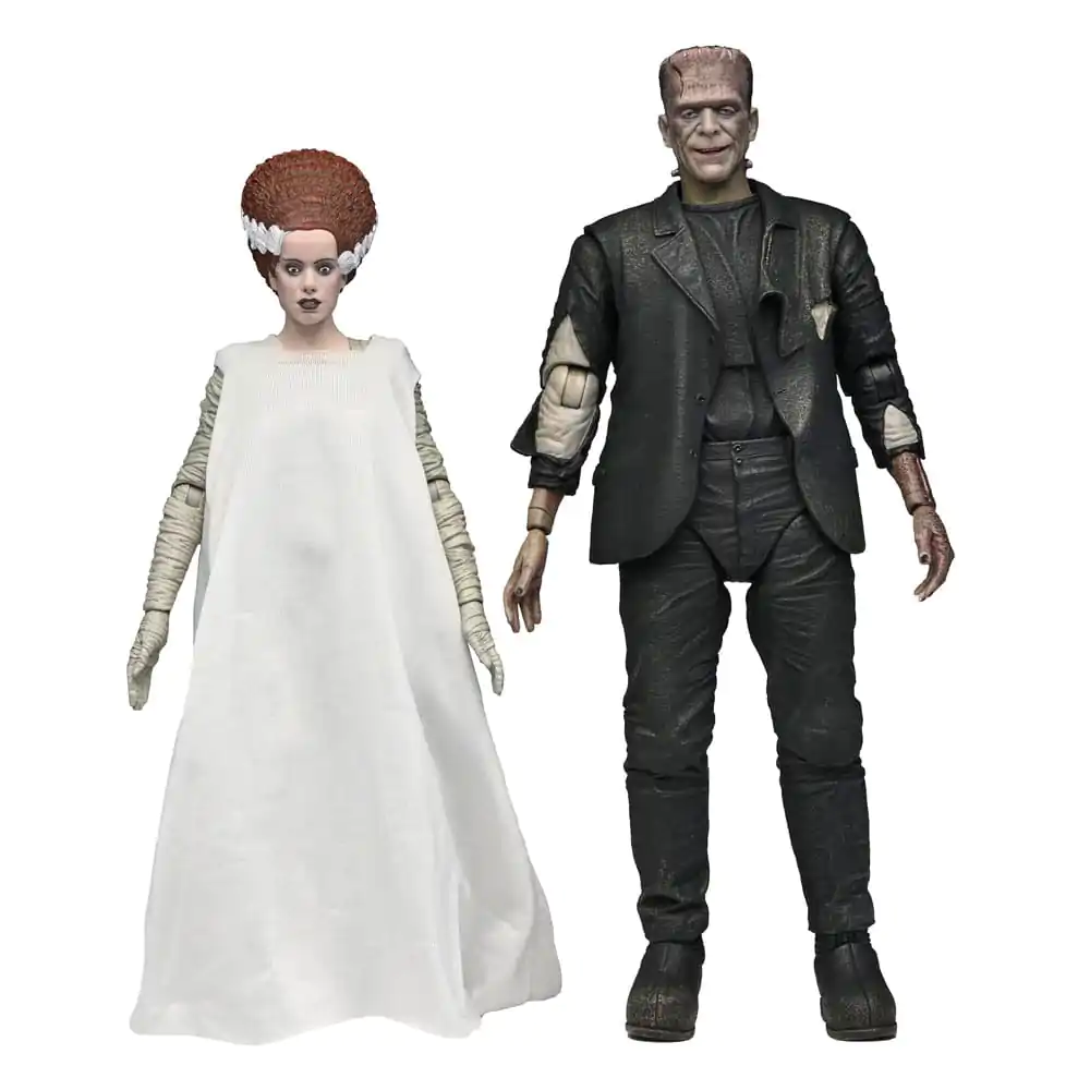 Universal Monsters Action Figures 2-Pack Bride of Frankenstein 90th Anniversary The Monster & His Mate 18 cm product photo
