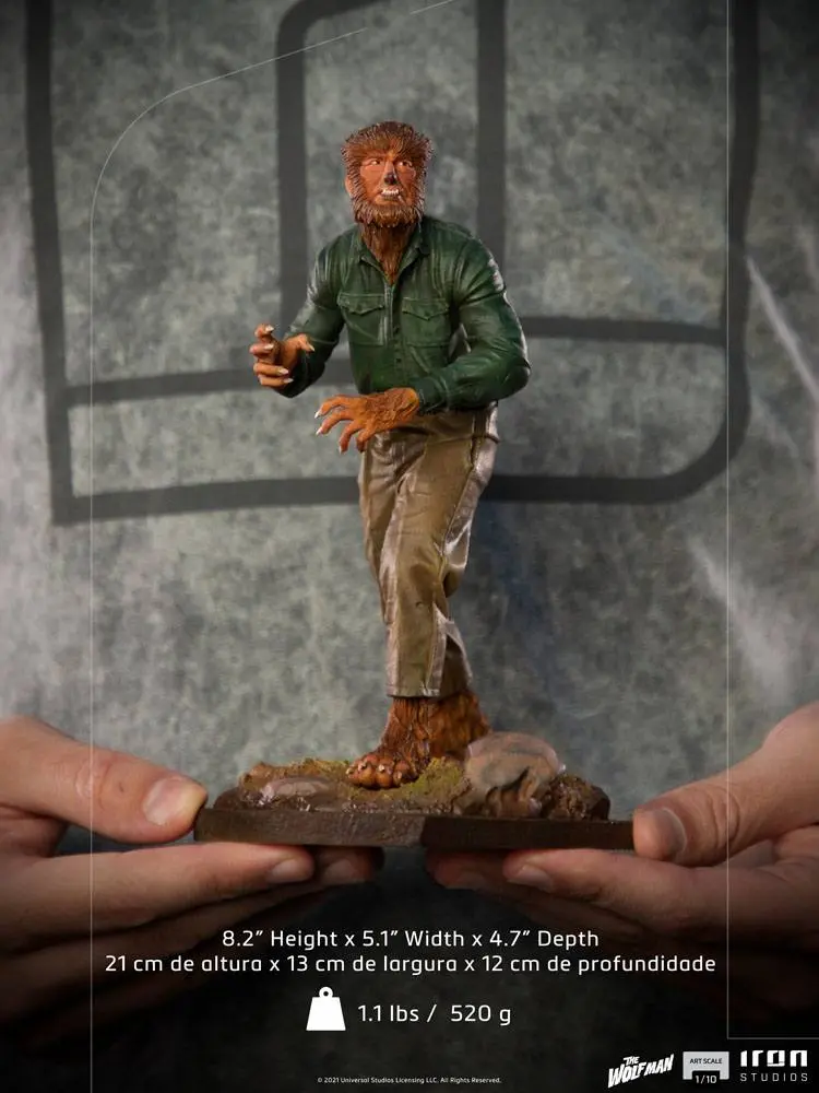 Universal Monsters Art Scale Statue 1/10 The Wolf Man 21 cm product photo