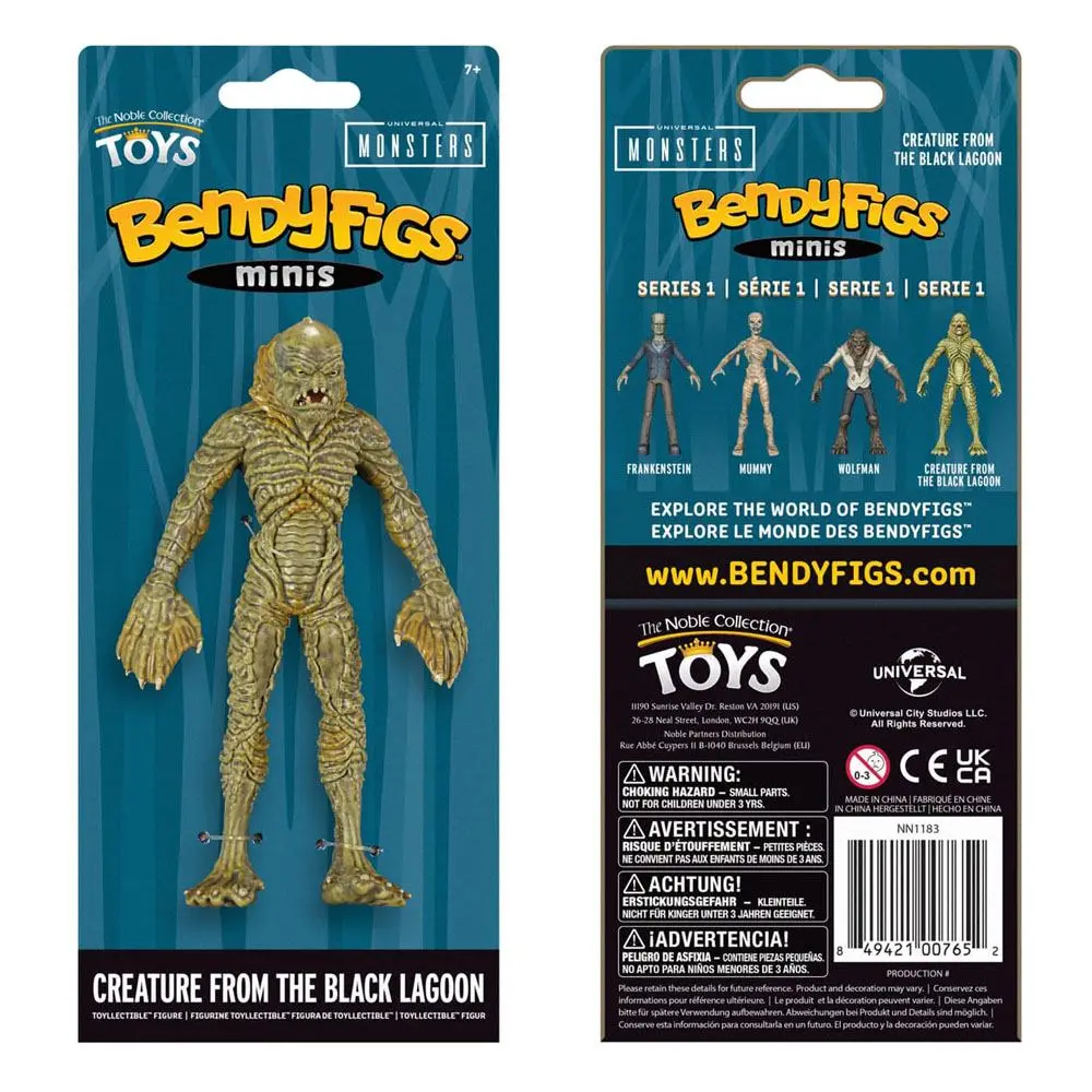 Universal Monsters Bendyfigs Bendable Figure Creature from the Black Lagoon 14 cm product photo