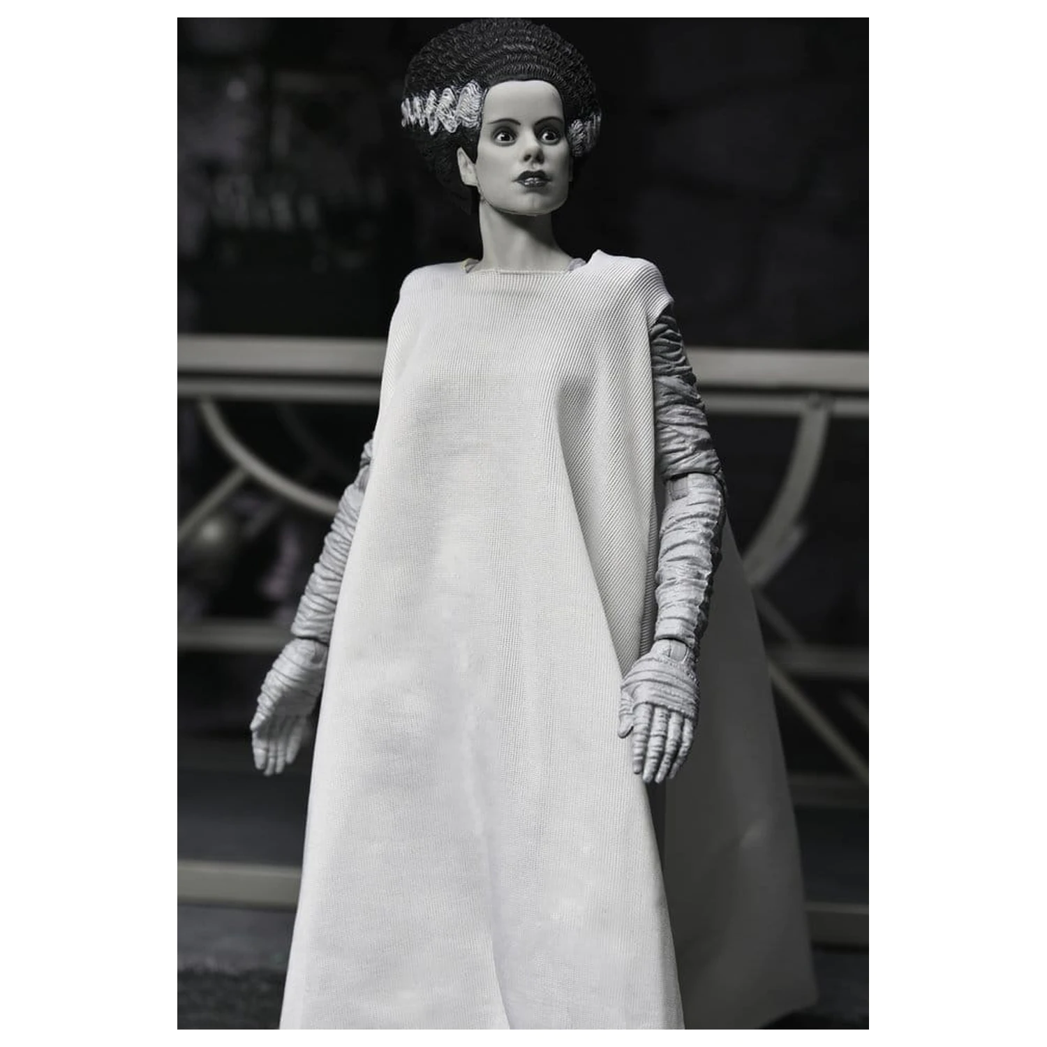 Universal Monsters 2-Pack Action Figure Bride of Frankenstein 90th Anniversary The Monster & His Mate (B&W) 18 cm product photo