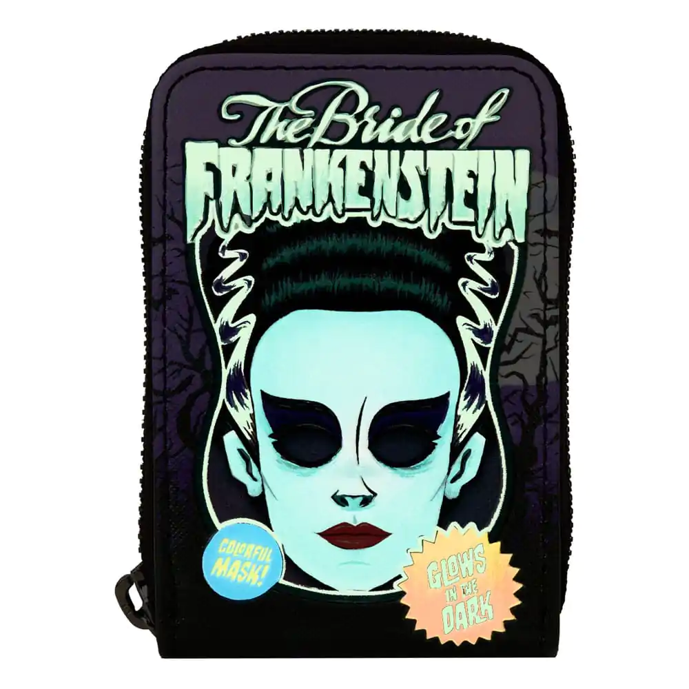 Universal Monsters by Loungefly Wallet Bride of Frankenstein Neon Mask product photo