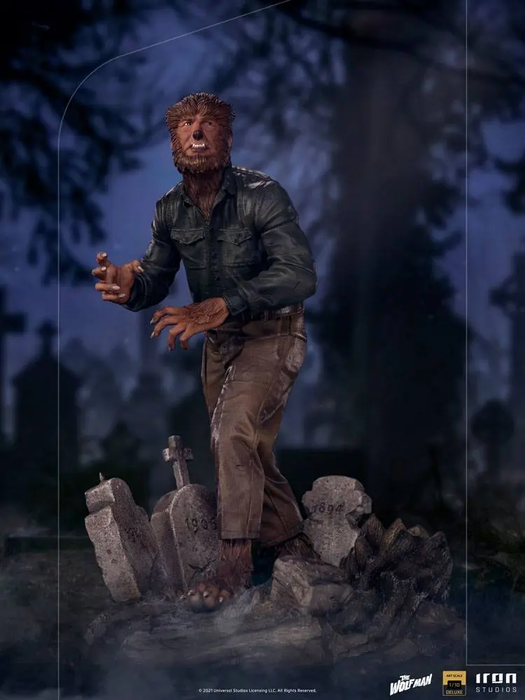Universal Monsters Deluxe Art Scale Statue 1/10 The Wolf Man 21 cm product photo